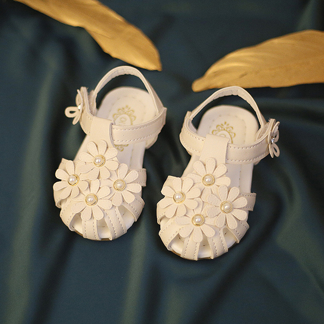 Flower Girls Sandals Baby Kids Princess Beach Shoes Children's Sandals For Girl Toddler Summer Shoes sandalia infantil
