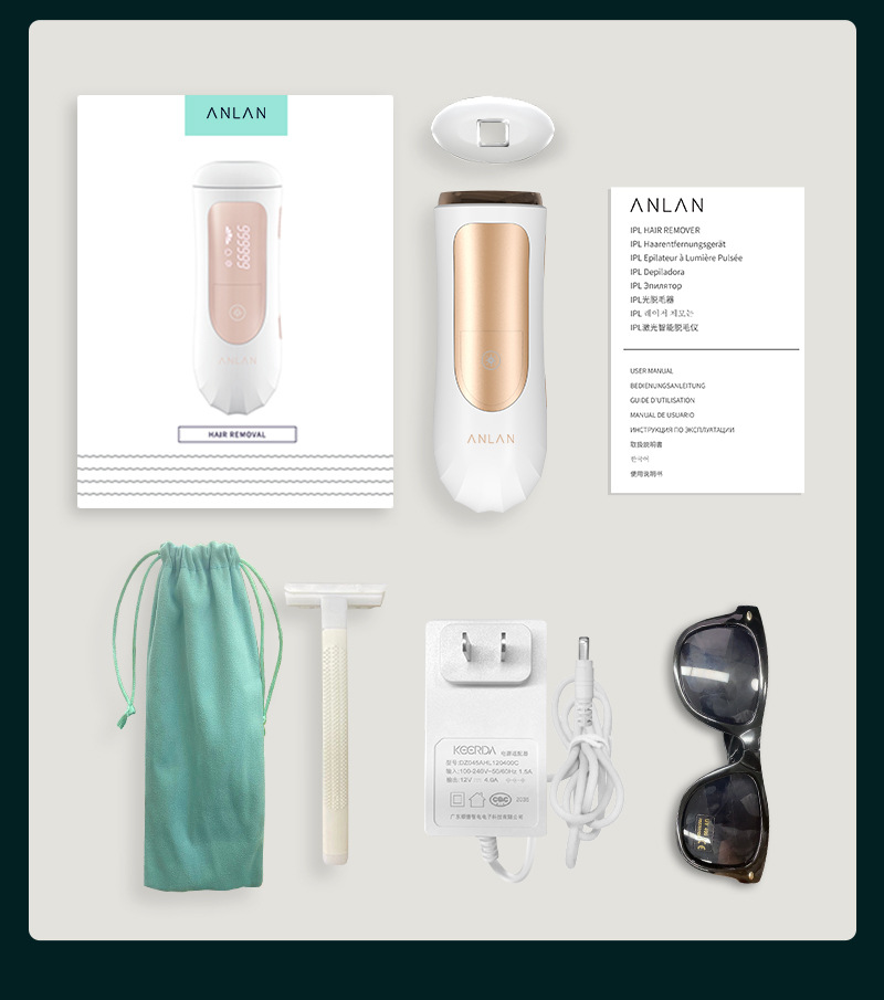 Permanent IPL Epilator Laser Hair Removal Device Photoepilator 999999 Flashes Painless