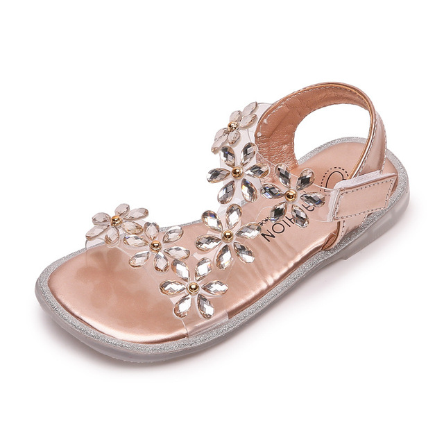 Summer Children Shoes Sandals For Girls Princess Diamond Baby Sandals Kids   Sandalias