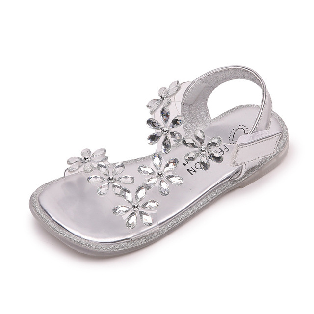 Summer Children Shoes Sandals For Girls Princess Diamond Baby Sandals Kids   Sandalias
