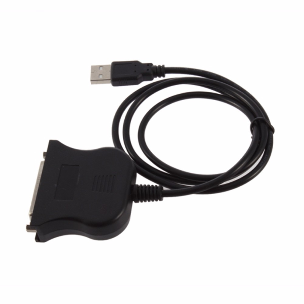 Wholesale New USB 2.0 To 25 Pin DB25 Parallel Port Cable IEEE 1284 1Mbps 25pin Parallel Printer adapter Cord