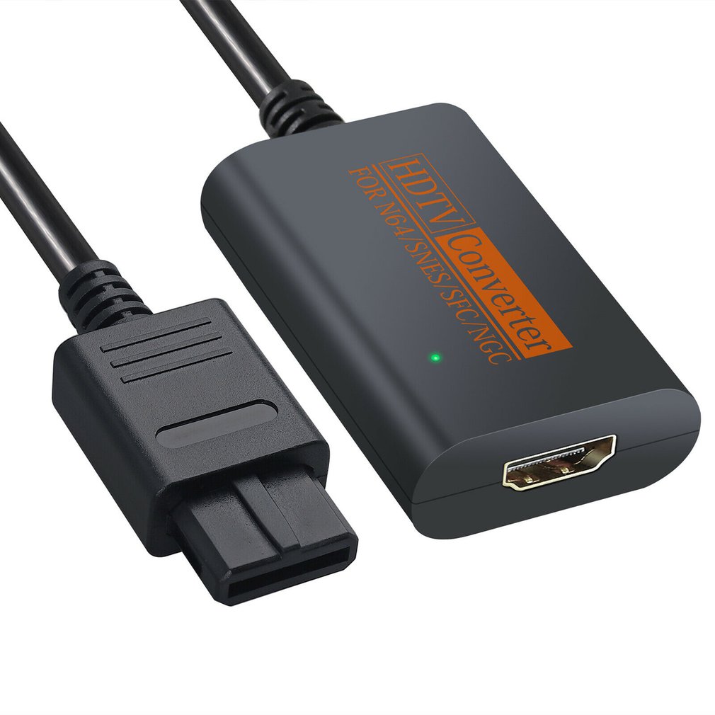 for Nintendo 64 Super Famicom SFC Super NES SNES GameCube to HDMI-compatible AV Adapter 720P HD Audio Video Cable Converter for HDTV