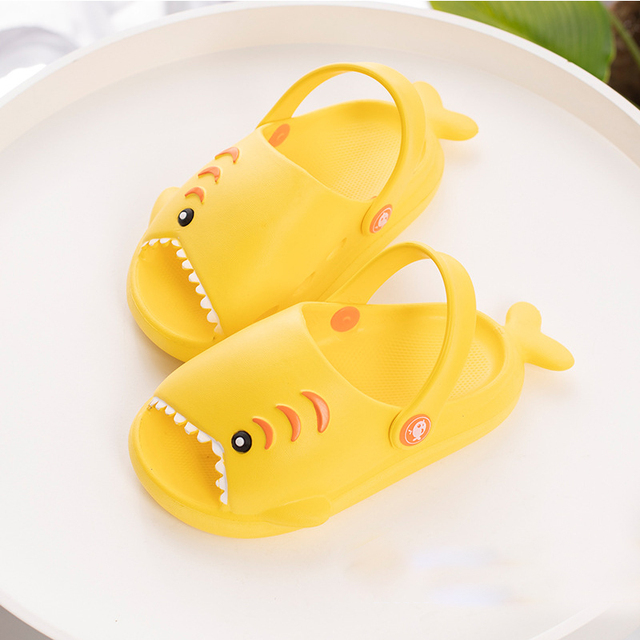 Baby Children Croc Shoes Summer Clogs Cool Shark Beach Sandals Kids Garden Boys Girls Soft Indoor Outdoor Toddler Slippers
