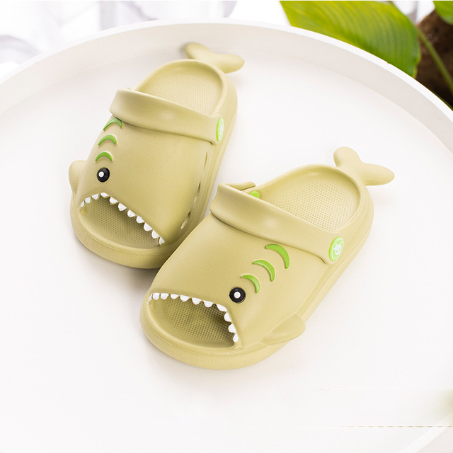 Baby Children Croc Shoes Summer Clogs Cool Shark Beach Sandals Kids Garden Boys Girls Soft Indoor Outdoor Toddler Slippers