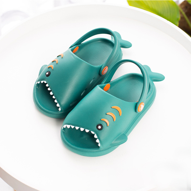 Baby Children Croc Shoes Summer Clogs Cool Shark Beach Sandals Kids Garden Boys Girls Soft Indoor Outdoor Toddler Slippers