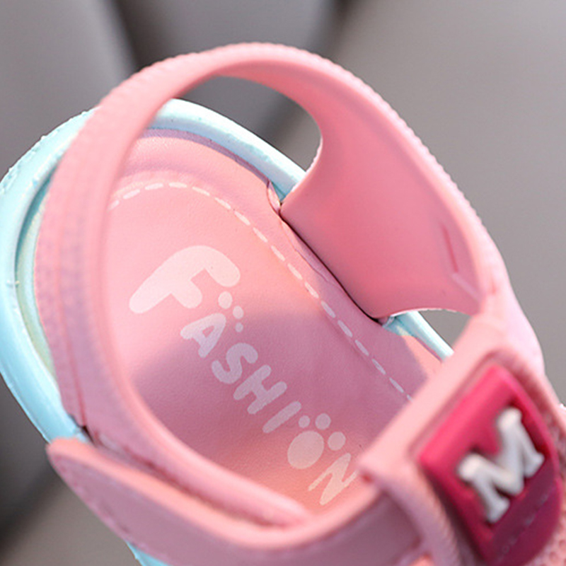 Breathable Summer Baby Girls Sandals, Toddlers  Solid Color Open Toe Soft  Sole Shoes Sport Infant Prewalker for Gils Boys