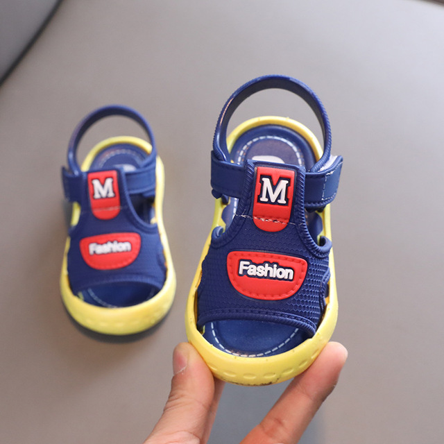 Breathable Summer Baby Girls Sandals, Toddlers  Solid Color Open Toe Soft  Sole Shoes Sport Infant Prewalker for Gils Boys