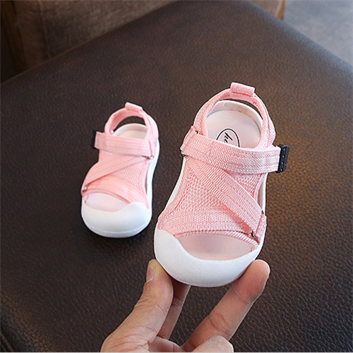 Summer Infant Toddler Shoes Baby Girls Boys Toddler Sandals Non-Slip Breathable Soft Kid Anti-collision Shoes 1-6 Years