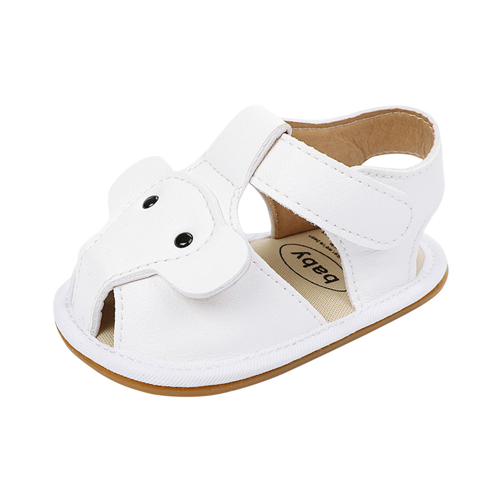 0-18 Months Infant Crib Shoes Summer Children Toddler Baby Girls Elephant Sandals Cork Shoes Beach Shoes Prewalker Zapatos