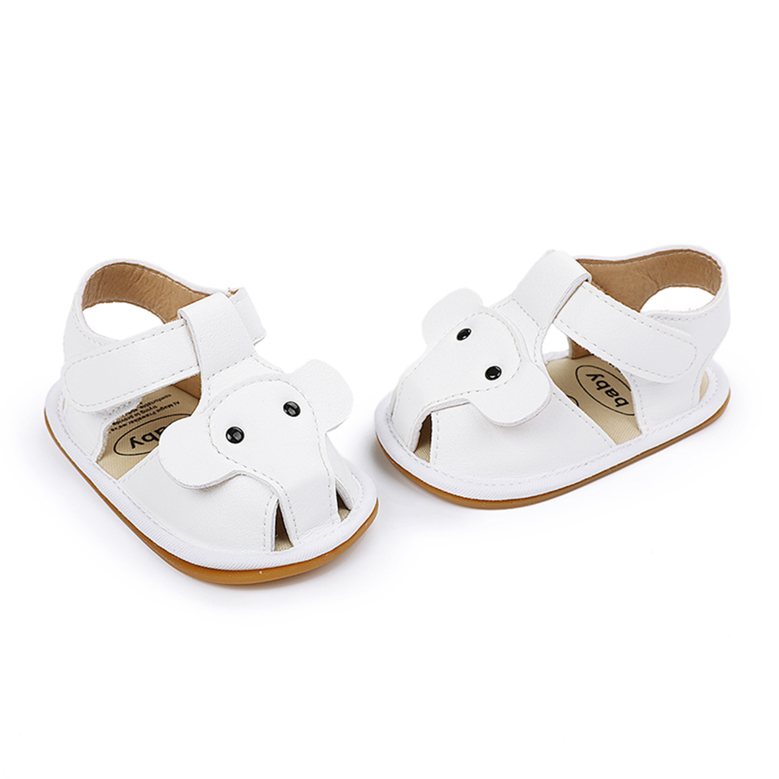 0-18 Months Infant Crib Shoes Summer Children Toddler Baby Girls Elephant Sandals Cork Shoes Beach Shoes Prewalker Zapatos