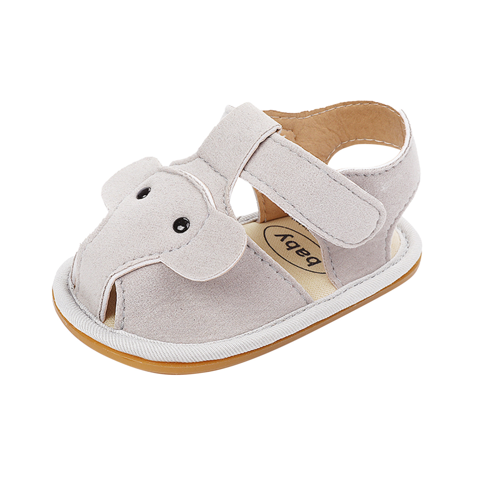 0-18 Months Infant Crib Shoes Summer Children Toddler Baby Girls Elephant Sandals Cork Shoes Beach Shoes Prewalker Zapatos