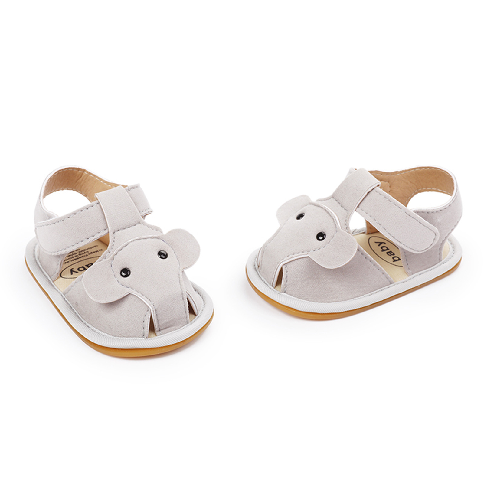 0-18 Months Infant Crib Shoes Summer Children Toddler Baby Girls Elephant Sandals Cork Shoes Beach Shoes Prewalker Zapatos