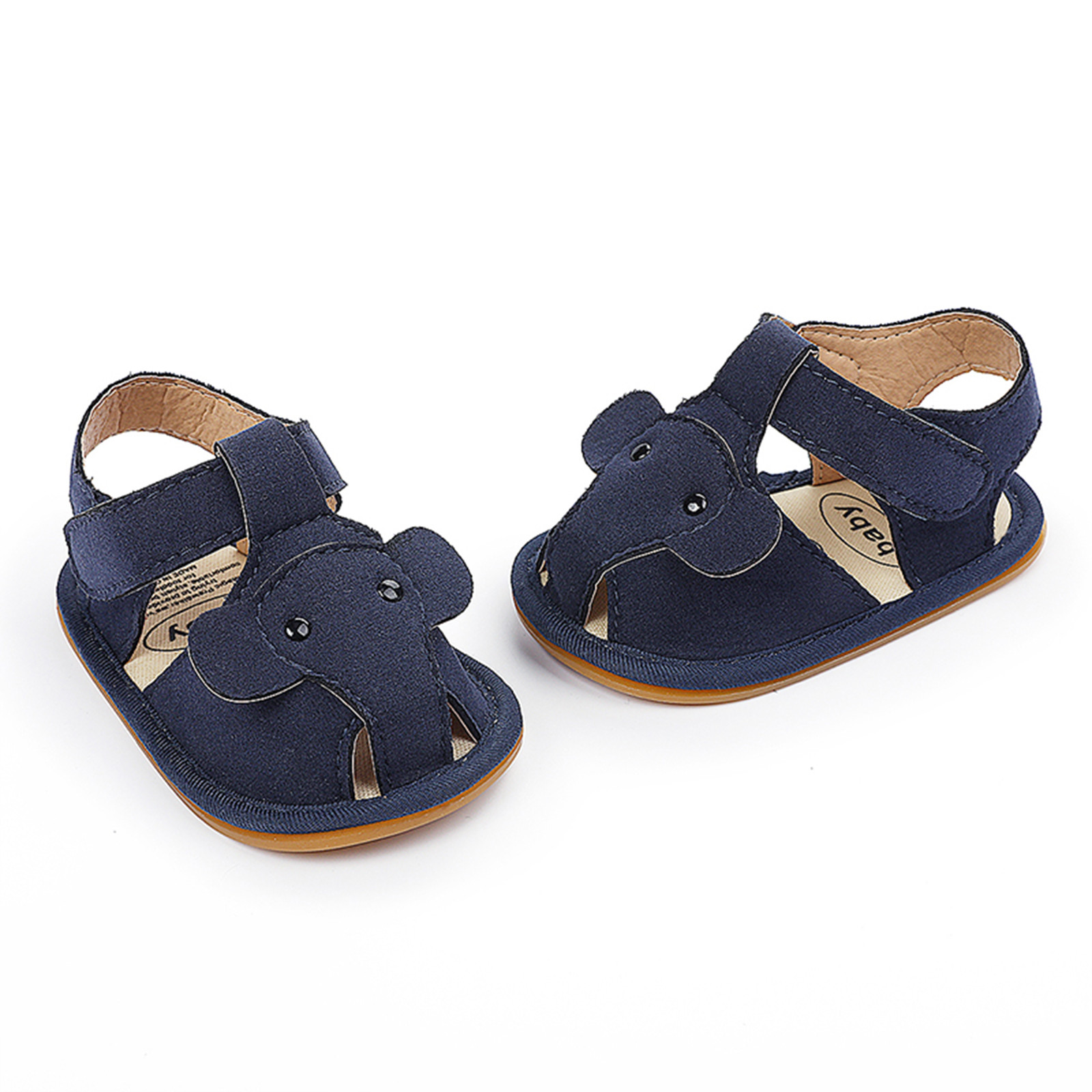 0-18 Months Infant Crib Shoes Summer Children Toddler Baby Girls Elephant Sandals Cork Shoes Beach Shoes Prewalker Zapatos