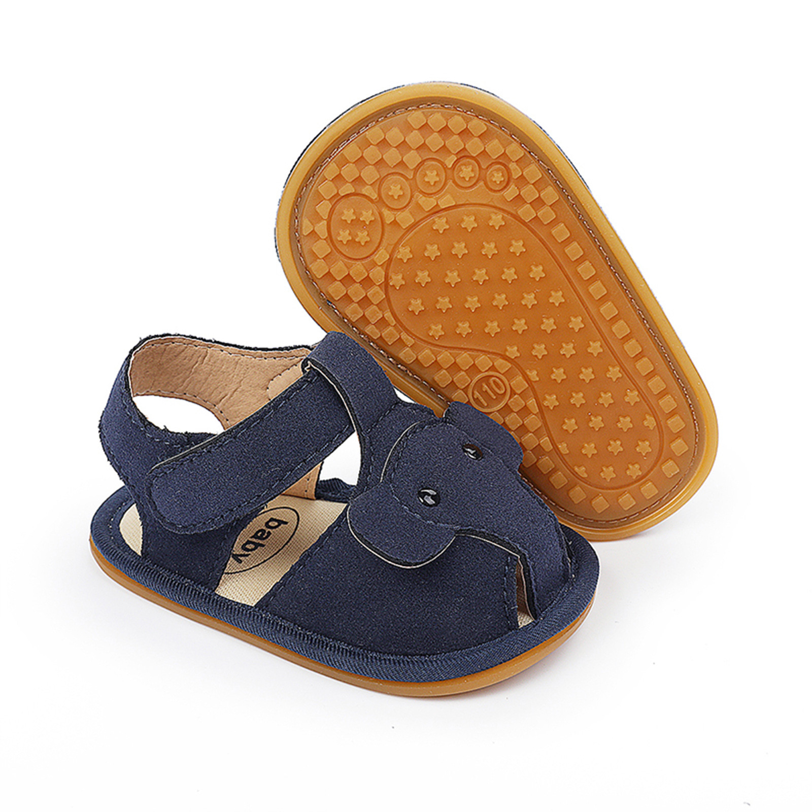 0-18 Months Infant Crib Shoes Summer Children Toddler Baby Girls Elephant Sandals Cork Shoes Beach Shoes Prewalker Zapatos