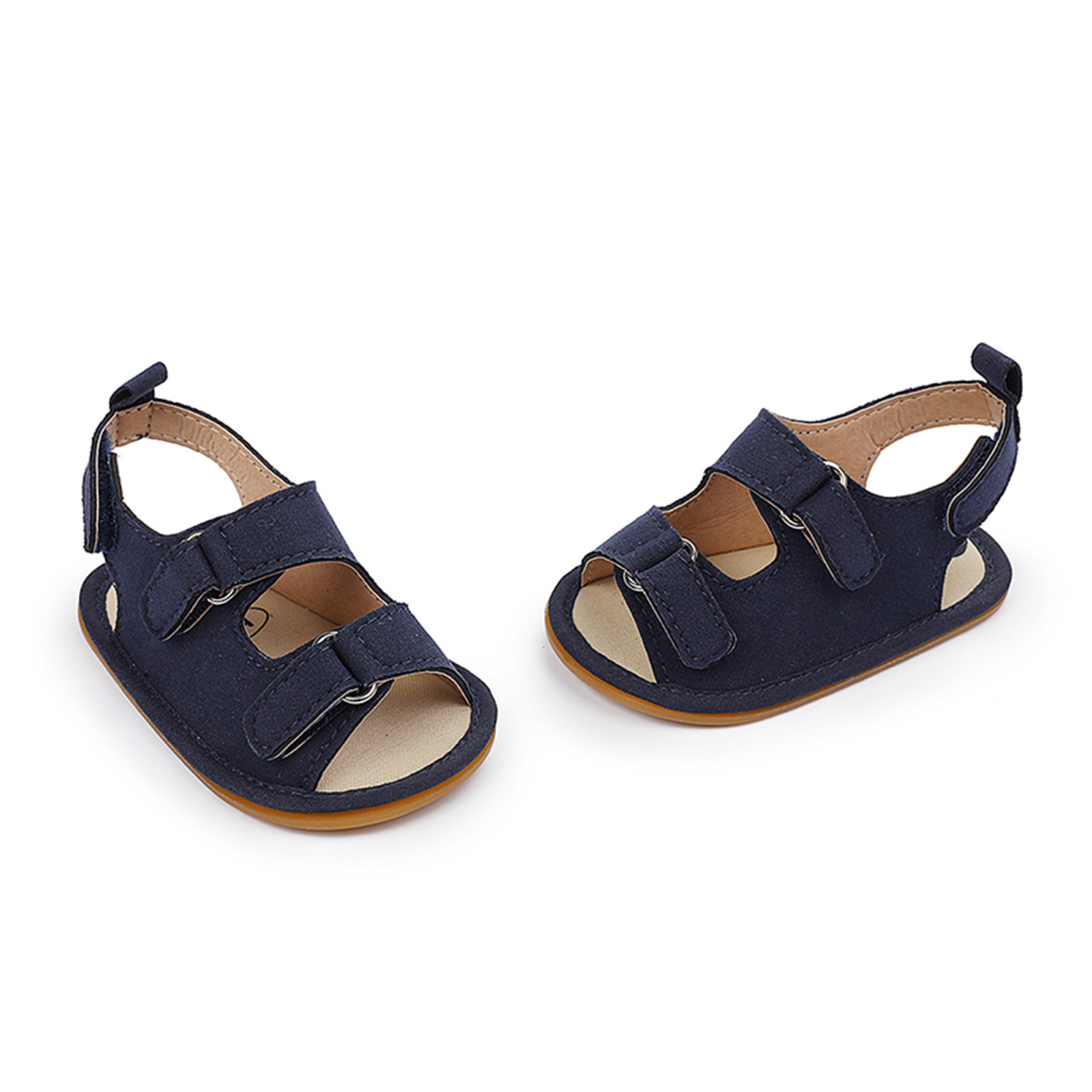0-18 Months Newborn Crib Shoes Summer Infant Toddler Baby Children Girls Boys Hook Loop Open Toe Sandals Shoes Prewalker Shoes