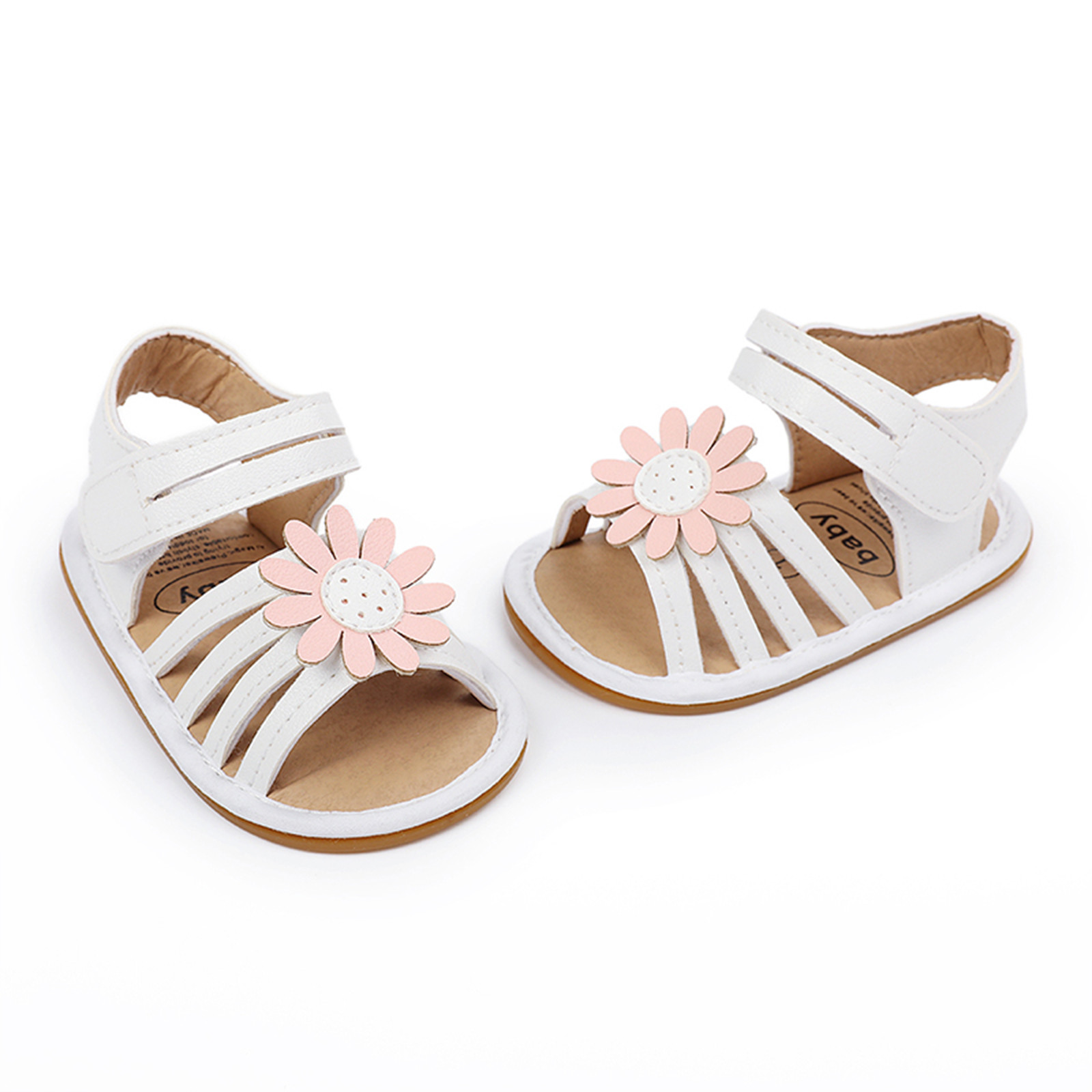0-18 Months Newborn Princess Shoes Summer Children Toddler Baby Girls Flower Gladiator Sandals Princess Shoes Prewalker Zapatos