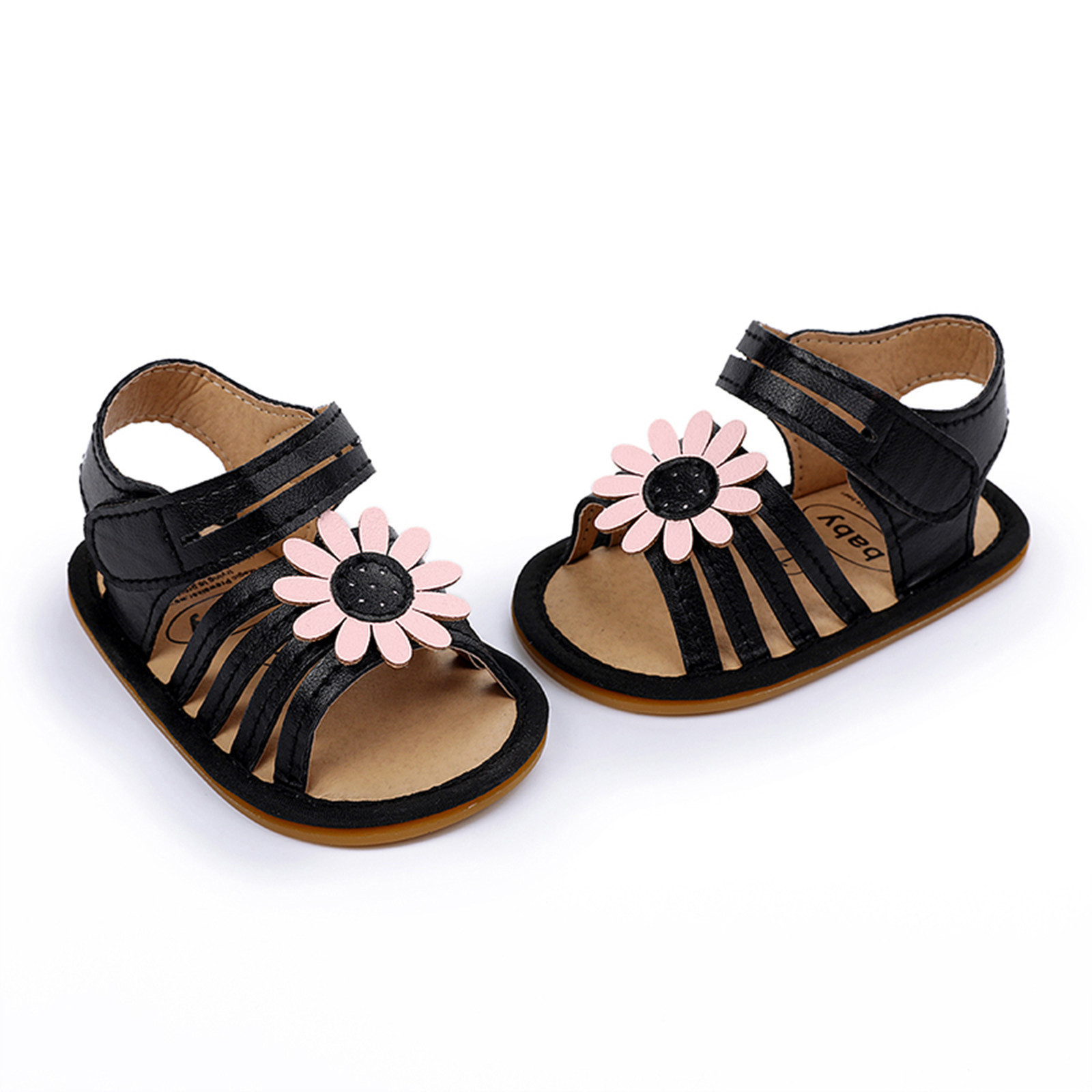 0-18 Months Newborn Princess Shoes Summer Children Toddler Baby Girls Flower Gladiator Sandals Princess Shoes Prewalker Zapatos