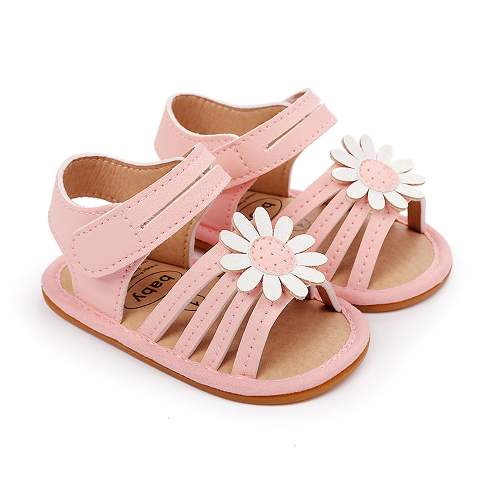 0-18 Months Newborn Princess Shoes Summer Children Toddler Baby Girls Flower Gladiator Sandals Princess Shoes Prewalker Zapatos
