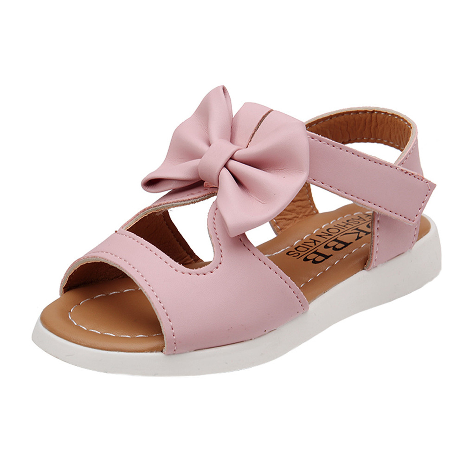 Toddler Kids Cute Shoe Hook Soft Sole Children Summer Sandals Bowknot Girls Flat Princess Shoes Simple Comfty Casual Shoe