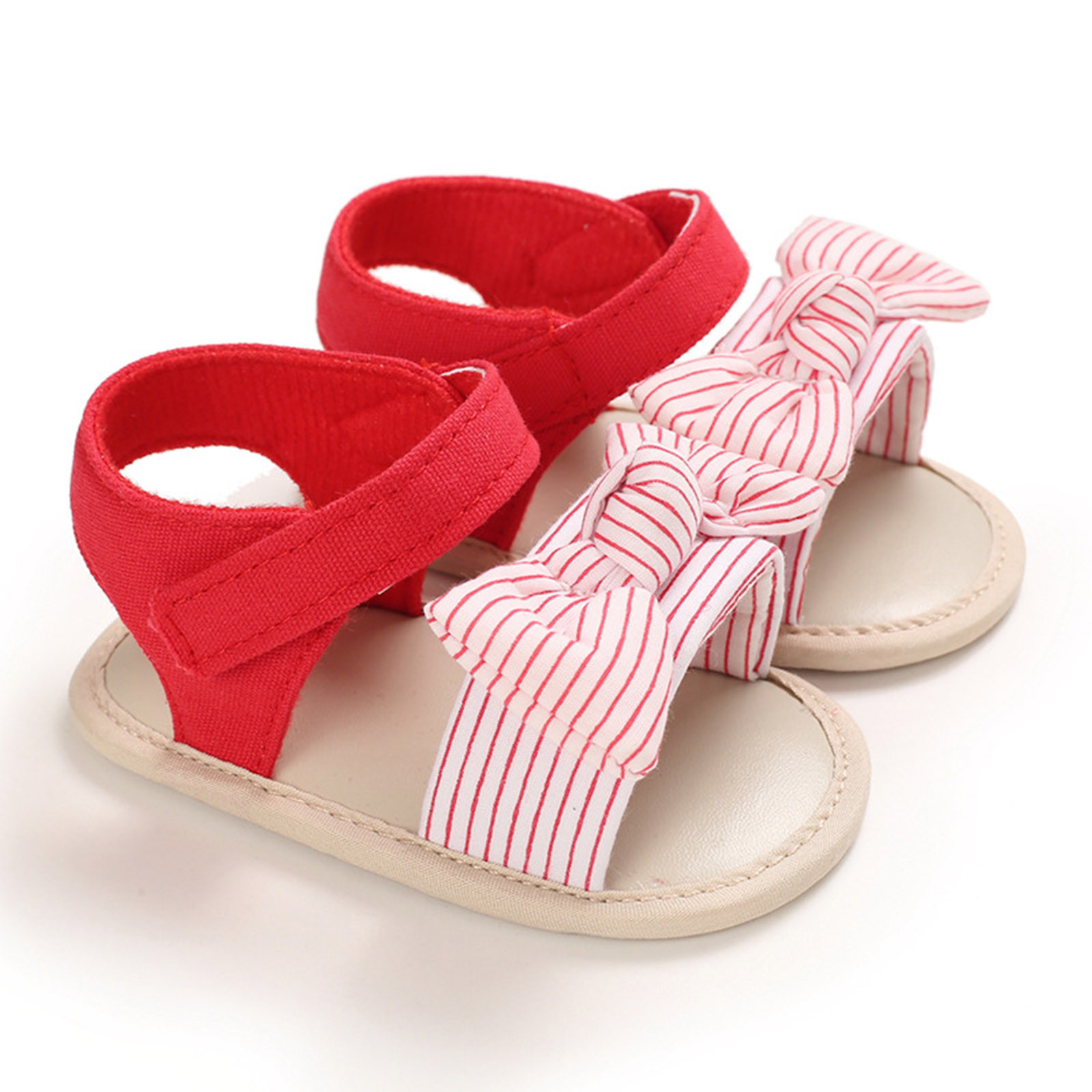 Bow Baby Girl Shoes with Soft Sole and Non-Slip Design (0–18M)