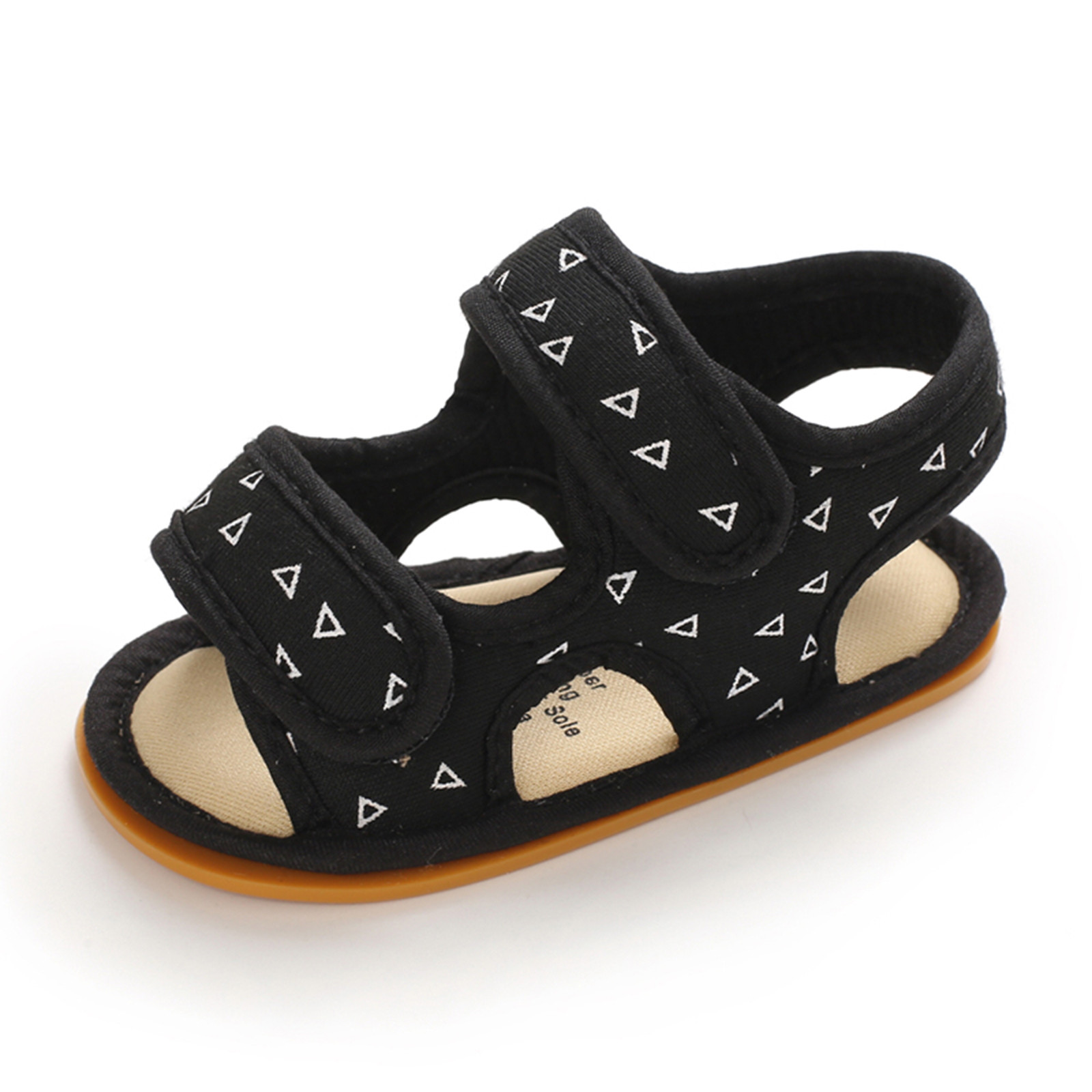 Newborn Soft Sole Crib Shoes Sandals Baby Boys Girls Sandals Soft Non-slip Rubber Sole Prewalker Flat Walking Shoes Prewalker