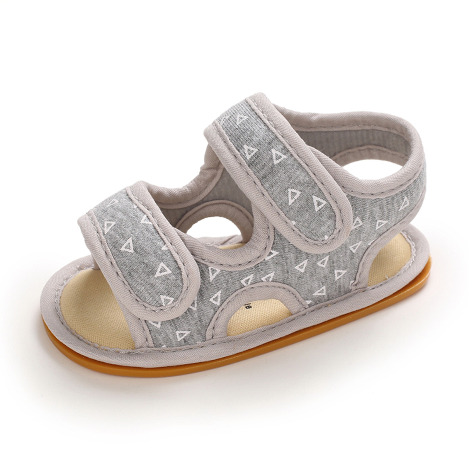 Newborn Soft Sole Crib Shoes Sandals Baby Boys Girls Sandals Soft Non-slip Rubber Sole Prewalker Flat Walking Shoes Prewalker
