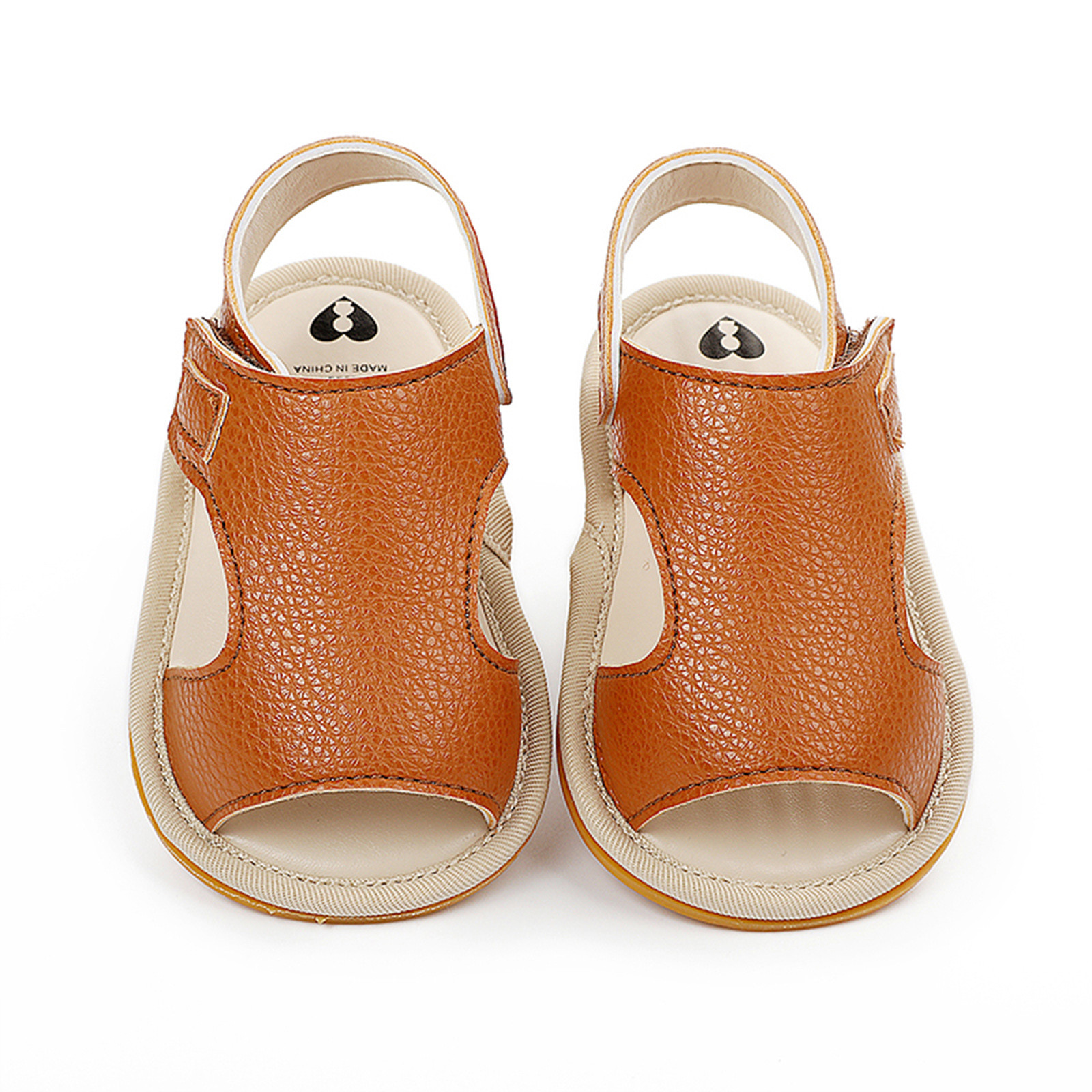 Summer Soft Sole Cork Shoes Sandals Children Toddler Baby Girls Boys Solid Beach Shoes Gladiator Sandals Prewalker Flat Sandals