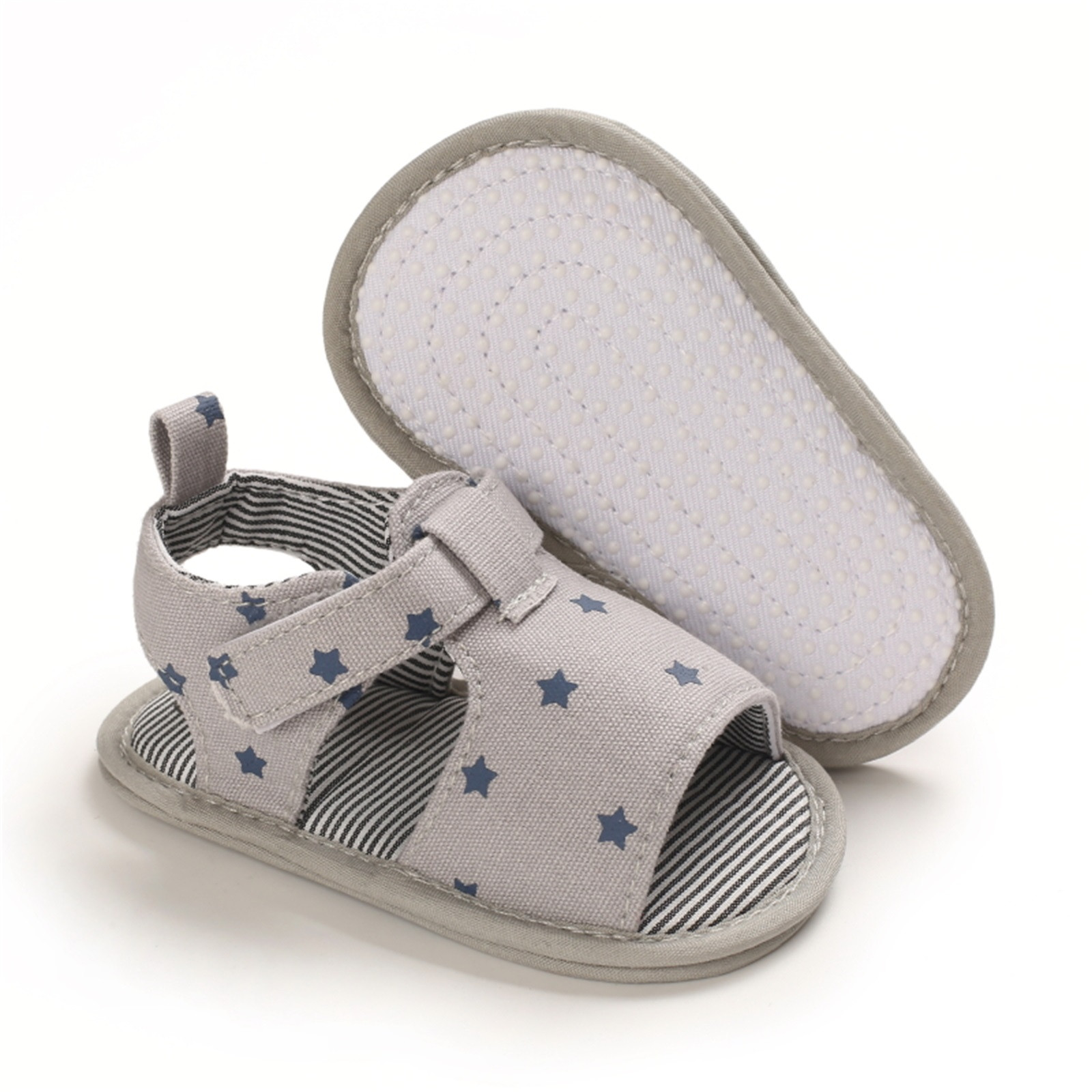 Toddler Baby Clothes Peep Toe Fashion Sandal Summer Flower Hollow Soft Anti-slip Crib Shoes Sandals Prewalker Hook Loop Shoes