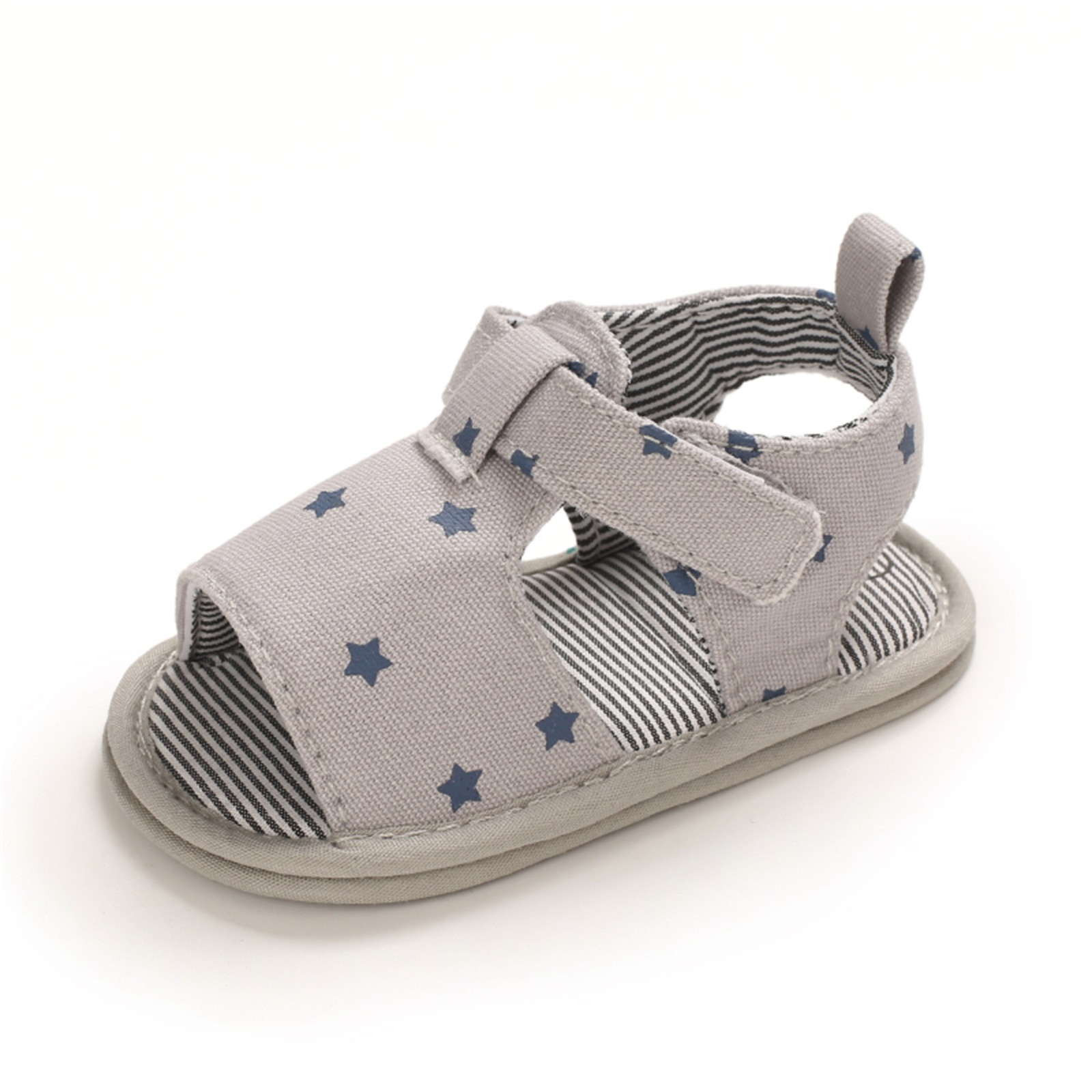 Toddler Baby Clothes Peep Toe Fashion Sandal Summer Flower Hollow Soft Anti-slip Crib Shoes Sandals Prewalker Hook Loop Shoes