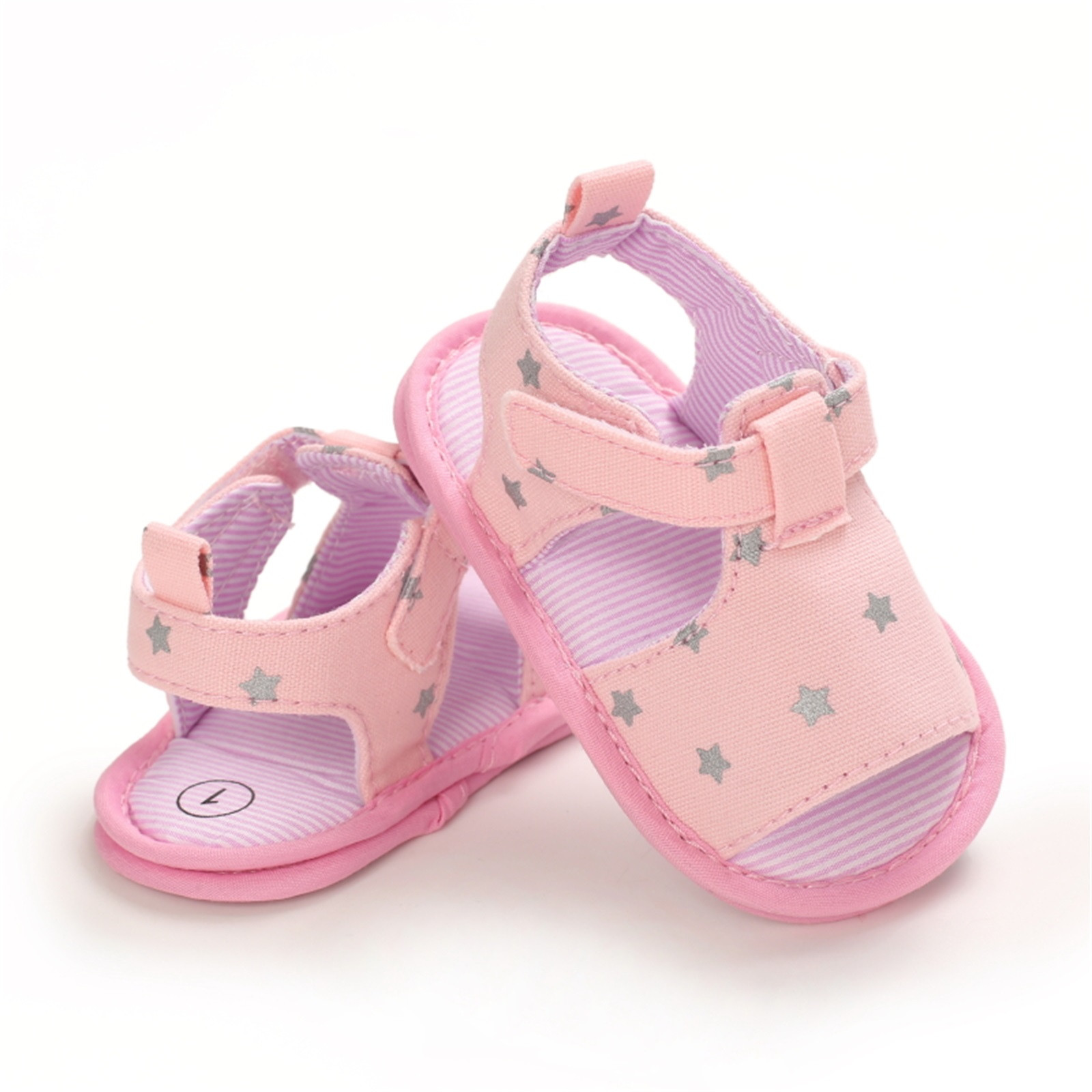 Toddler Baby Clothes Peep Toe Fashion Sandal Summer Flower Hollow Soft Anti-slip Crib Shoes Sandals Prewalker Hook Loop Shoes
