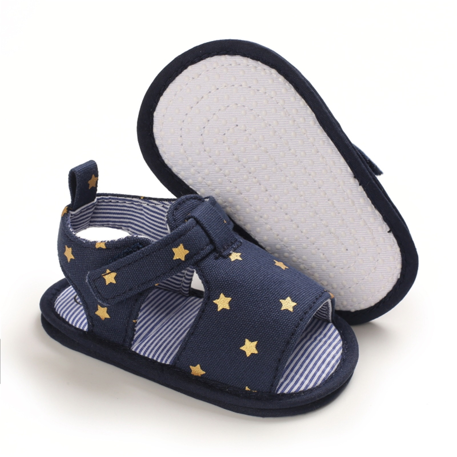 Toddler Baby Clothes Peep Toe Fashion Sandal Summer Flower Hollow Soft Anti-slip Crib Shoes Sandals Prewalker Hook Loop Shoes