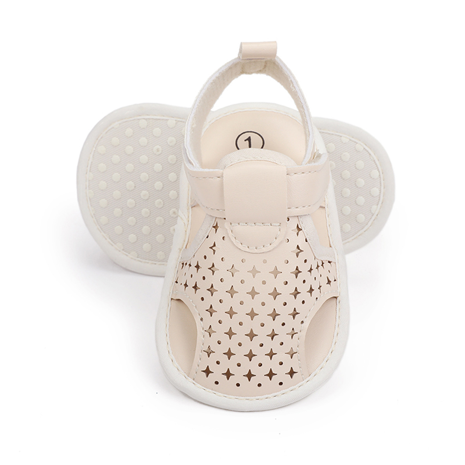 Newborn Shoes Hollow Soft Leather Hook Sandals Summer Children Toddler Baby Girls Hollow Out Sandals Princess Shoes Prewalker