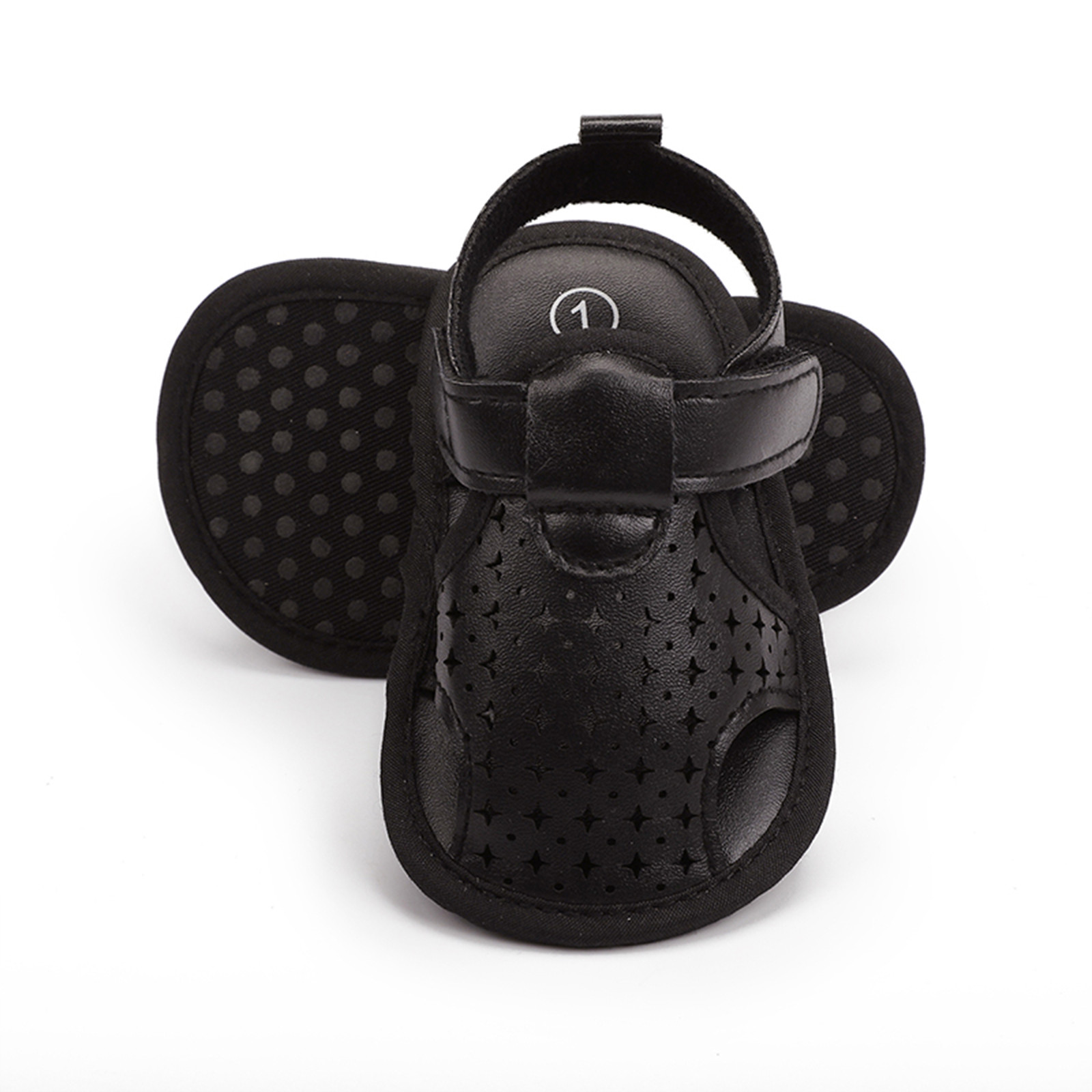 Newborn Shoes Hollow Soft Leather Hook Sandals Summer Children Toddler Baby Girls Hollow Out Sandals Princess Shoes Prewalker