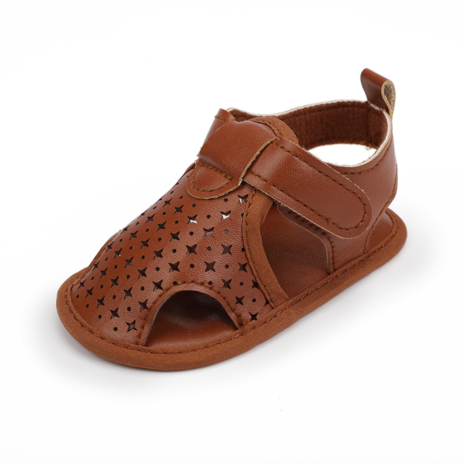 Newborn Shoes Hollow Soft Leather Hook Sandals Summer Children Toddler Baby Girls Hollow Out Sandals Princess Shoes Prewalker