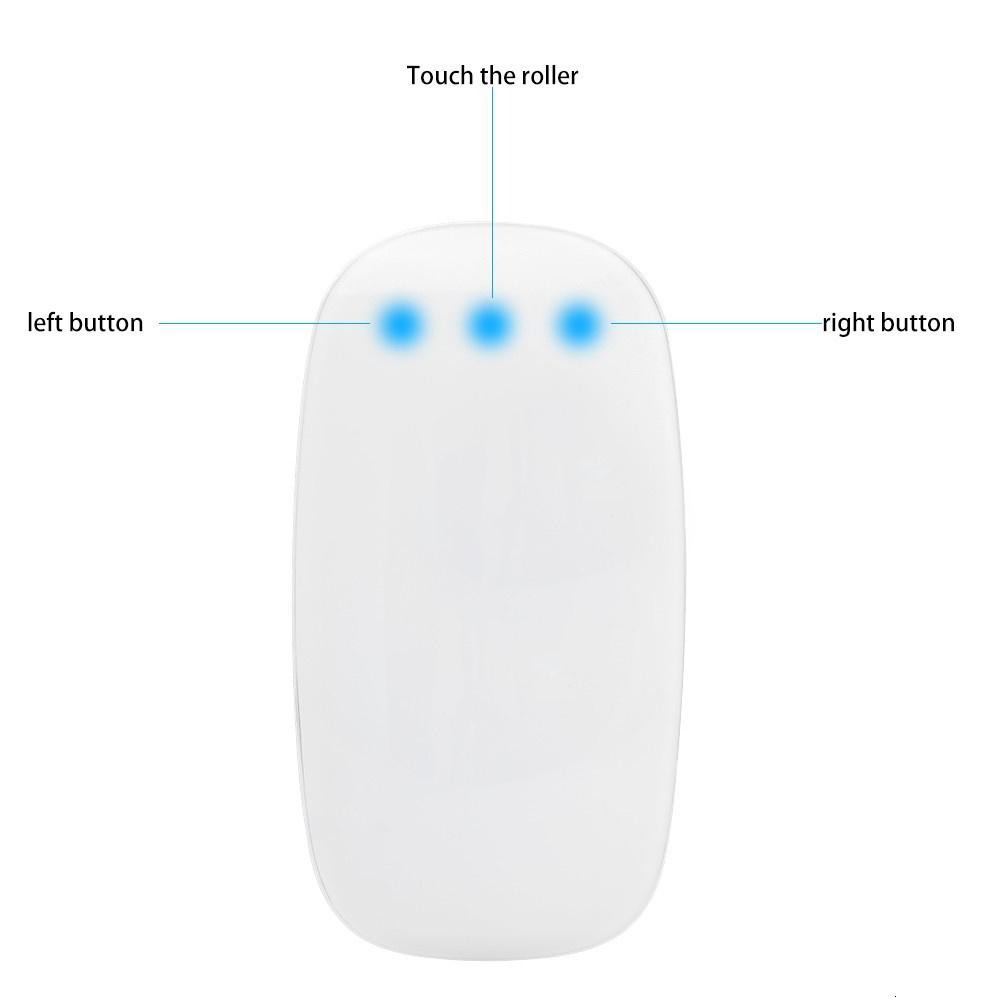 Bluetooth Wireless Mouse Arc Touch Mouse Wireless Travel Slim Portable Mice