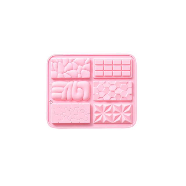 Creative Style Silicone Material Waffles Molds For Baking Biscuit Cake Chocolate Bakewares Children's Food Complementary Tools
