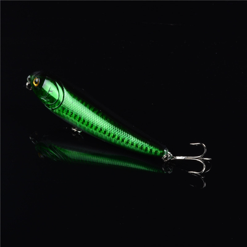 1pc hard fat pencil fishing lures 100mm/13.7g topwater wobblers 5 colors available crankbaits