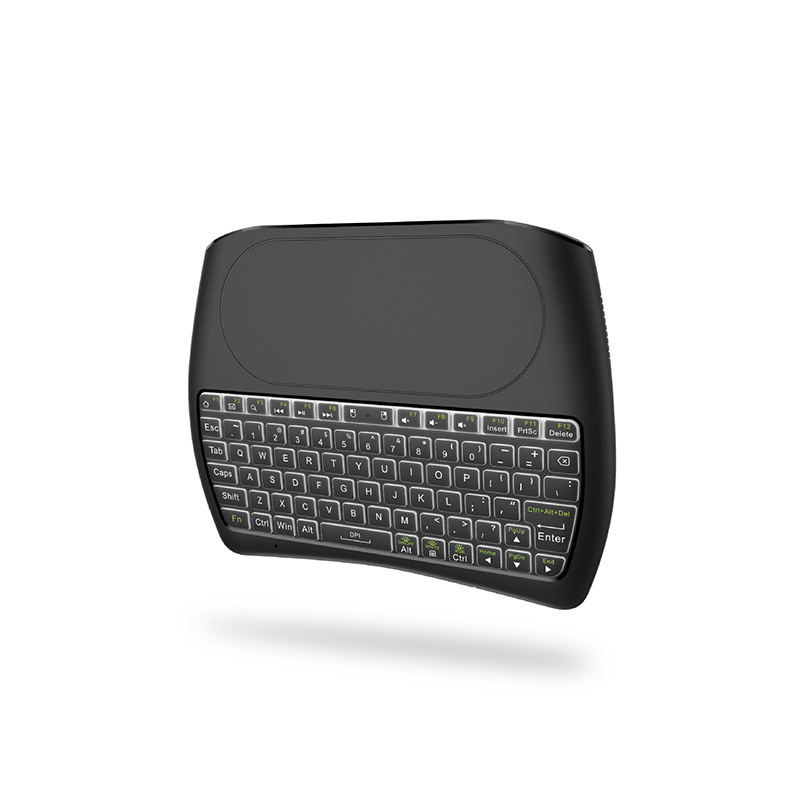 2.4GHz Wireless Keyboard with Large TouchPad 7 Color Backlight USB Receiver Mouse Keypad