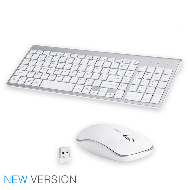 2.4G Wireless Keyboard and Mouse Combo Compact  Wireless Keyboard and Mouse Set