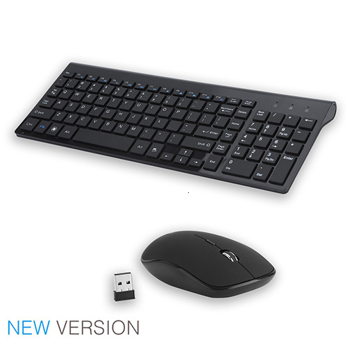 2.4G Wireless Keyboard and Mouse Combo Compact  Wireless Keyboard and Mouse Set