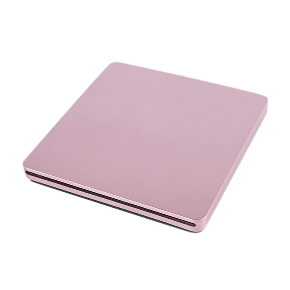 USB 3.0 Type C Slim Slot for External Drive 8X DVDRW DVD CD RW ROM Writer Drive for Apple Mac Windows PC Pink