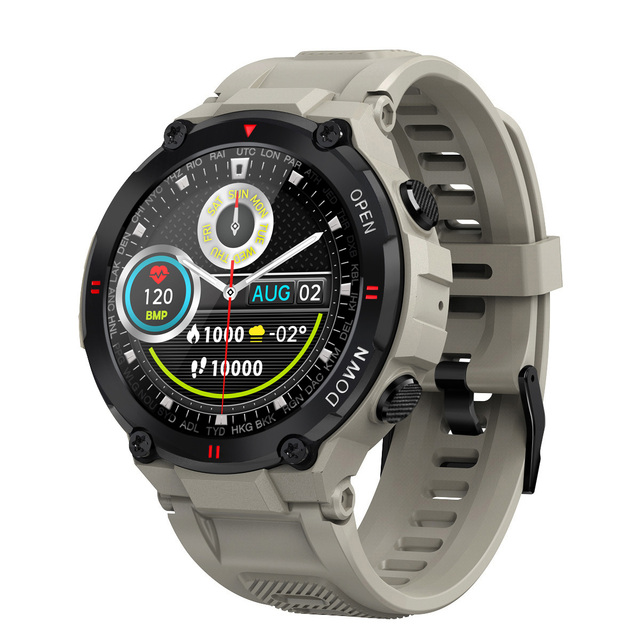 K22 Smart Watch Men Sport Fitness BT Call Music Control Heart Rate Alarm Clock Smartwatch