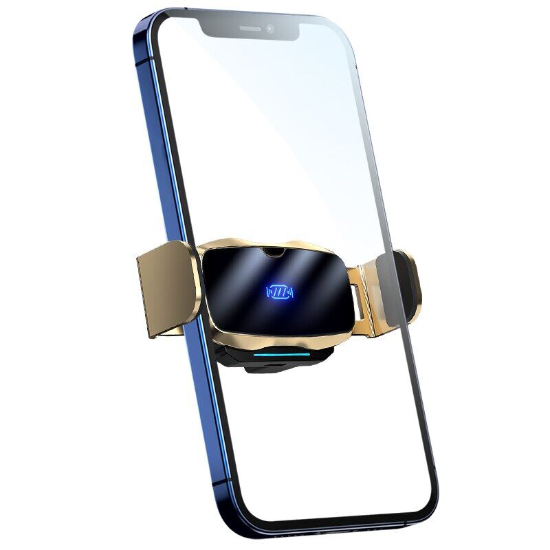 D7 Car Electric Mobile Phone Bracket Metal Induction Navigation Bracket Car Accessories Mobile Holder Universal Gravity Auto