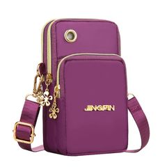 New arrival crossbody women's bags phone wallet bag arm bag Casetek brand purple