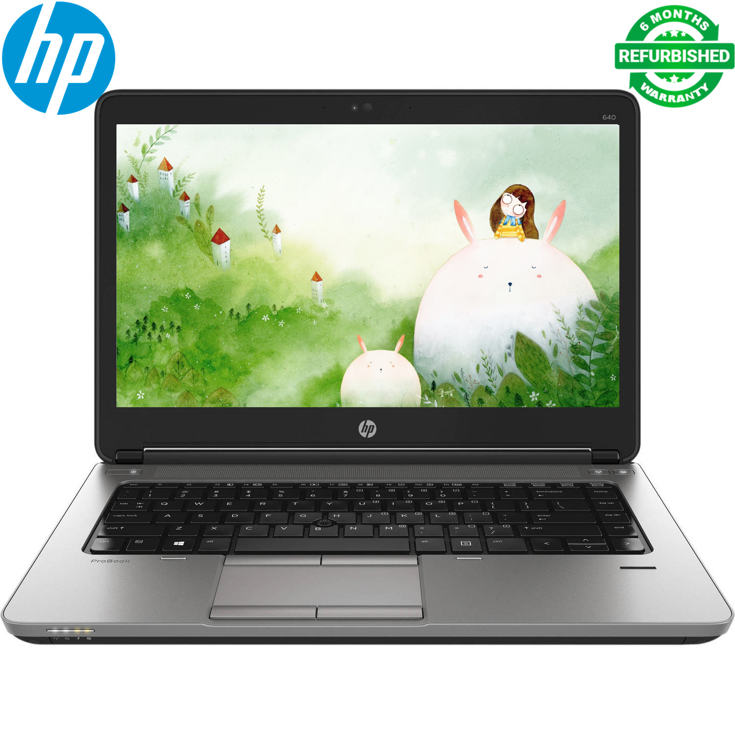 { ONLY TODAY Limited Offers } Refurbished HP Probook 640 G2 Laptop - Intel CORE i5-6TH GEN 2.4 GHz 8GB RAM 256GB HDD ROM - 14'' Screen Display Refurbished Laptop Computer Windows 10 Notebook