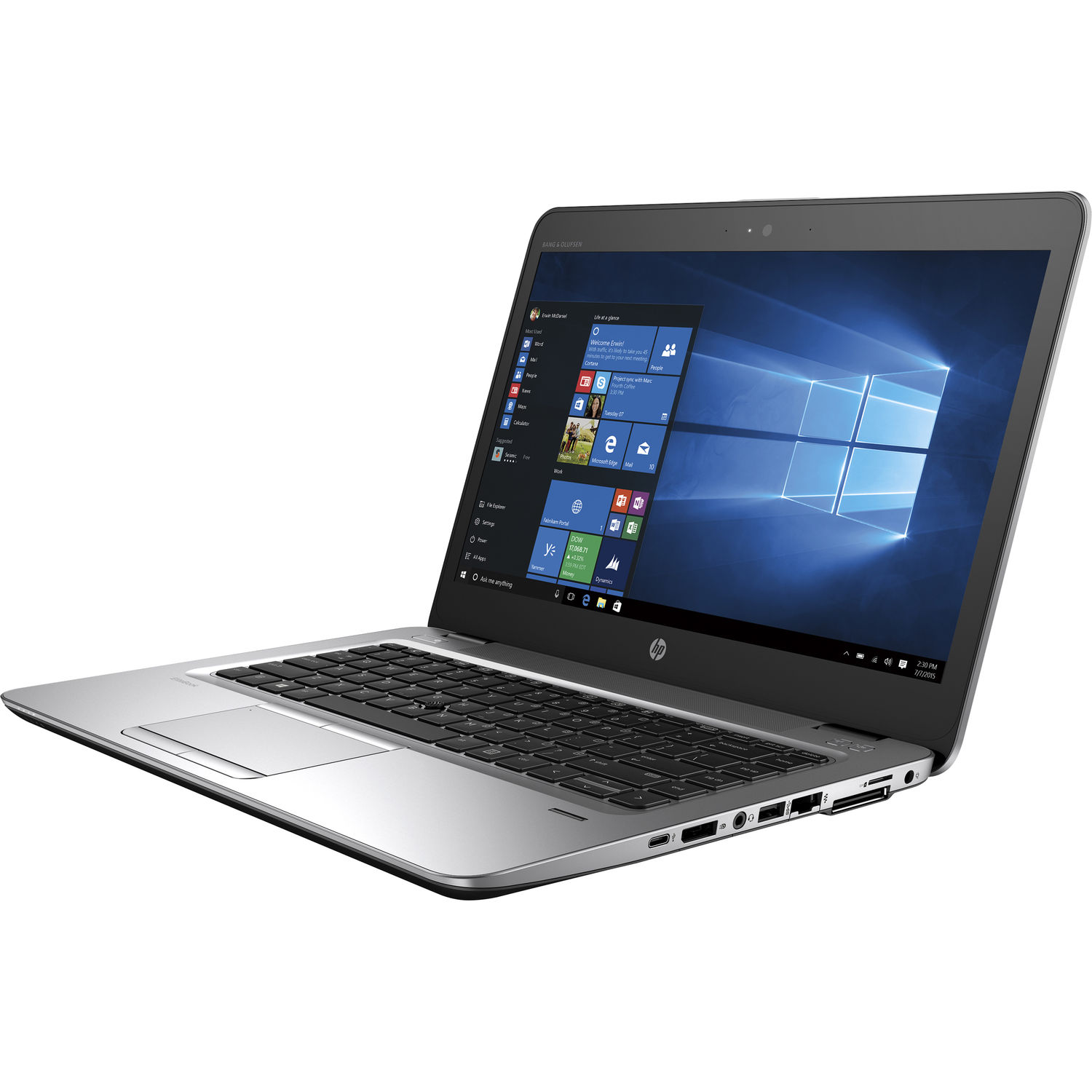 { Free Mouse } Refurbished Laptop HP Elitebook 840 G3 7th intel Core i5 8GB RAM  256GB SSD 14'' FHD Screen Display non-Touch Screen Refurbished Laptop Computer Notebook  Silver 14 inch