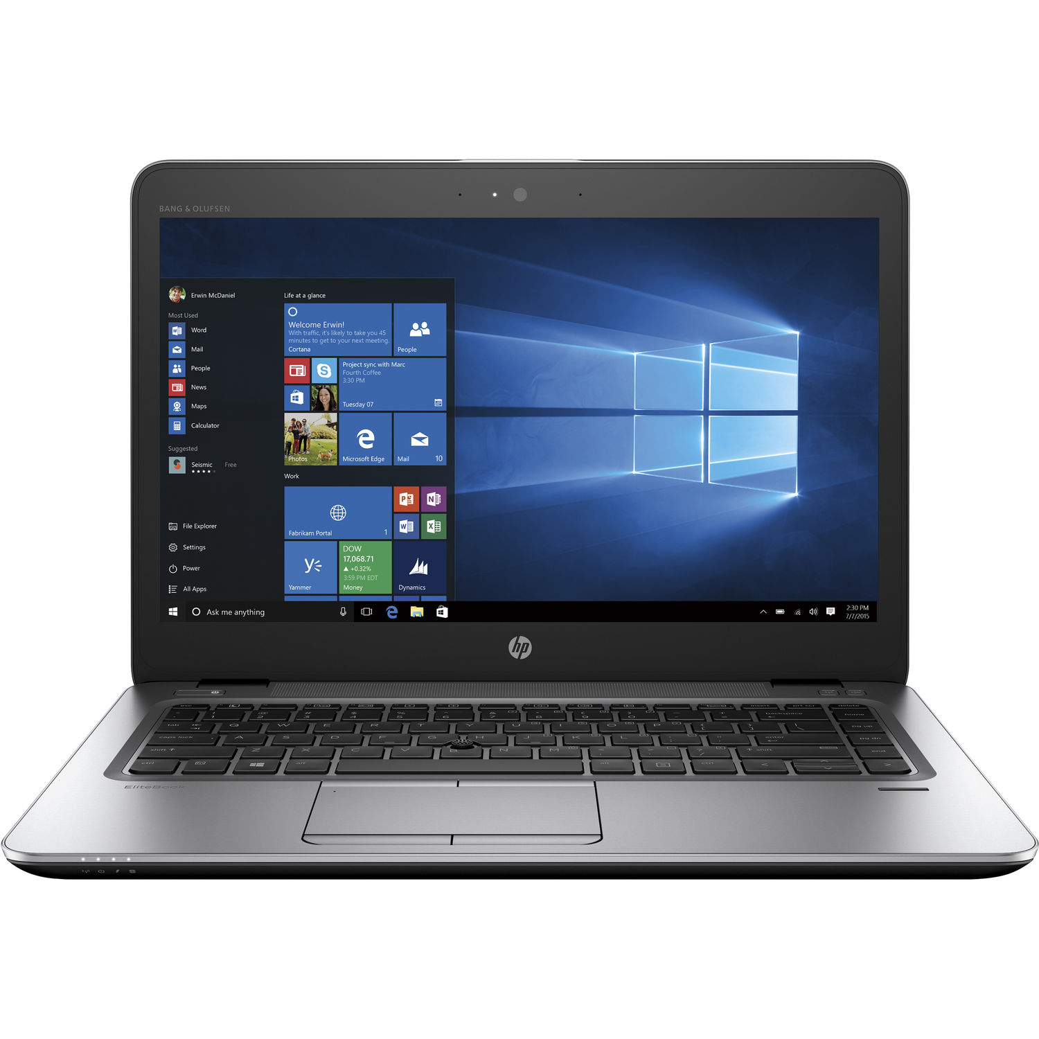 { Free Mouse } Refurbished Laptop HP Elitebook 840 G3 7th intel Core i5 8GB RAM  256GB SSD 14'' FHD Screen Display non-Touch Screen Refurbished Laptop Computer Notebook  Silver 14 inch