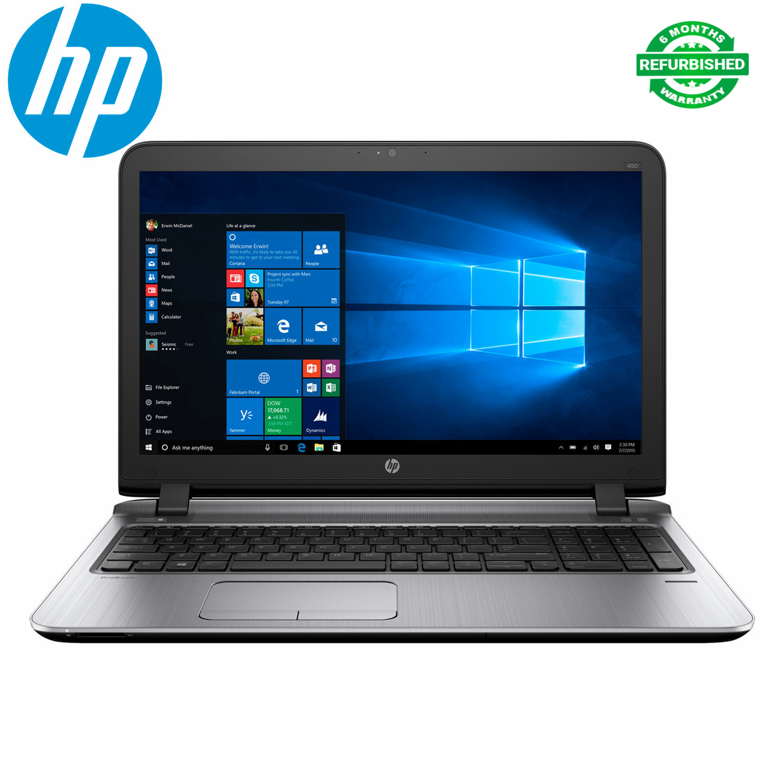 [Core i5+8gb+256gb+14''] Refurbished Hp Elitebook 840 G3 Laptop Intel Core i5 6th Gen 8GB 256GB SSD Backlit Keyboard 14" Notebook Windows 10 Office