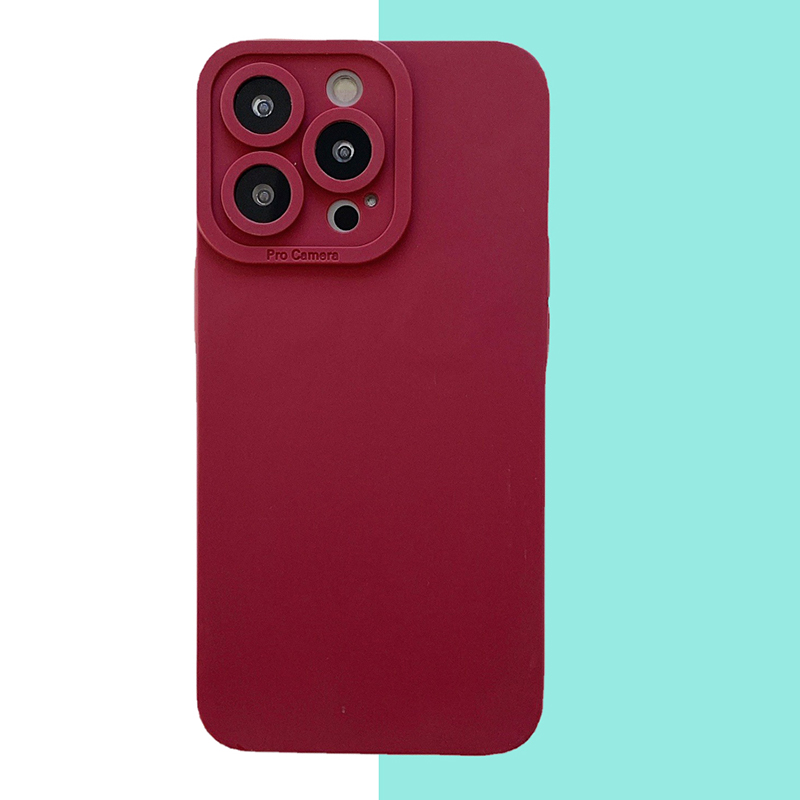 Multi Color For iPhone 14 Pro Max 13 12 Mini Cases Anti Crack Soft Silicone Case TPU Bumper Cover Shell Casing With Full Camera Protection