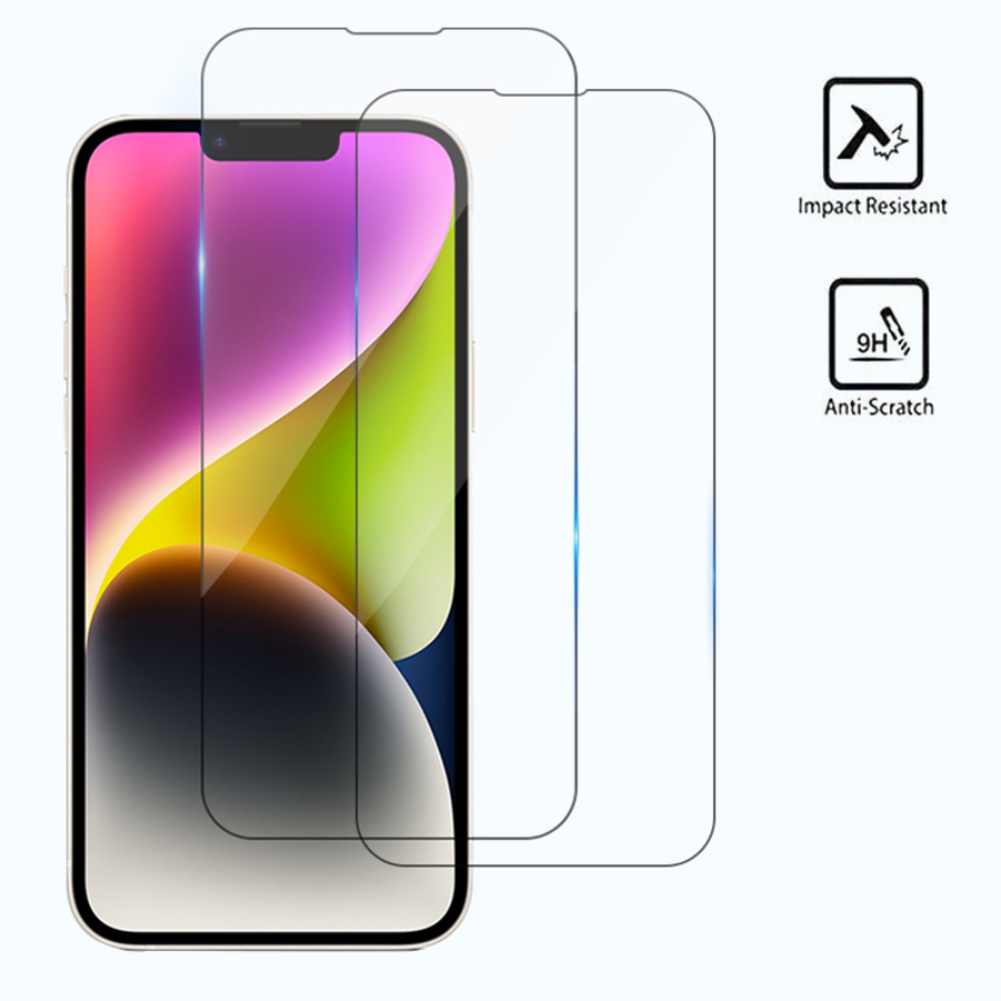 For iPhone 14 11 12 13 Pro Max Mini 7 8 Plus XS Max XR 9H 2.5D Edge Tempered Glass Screen Protector